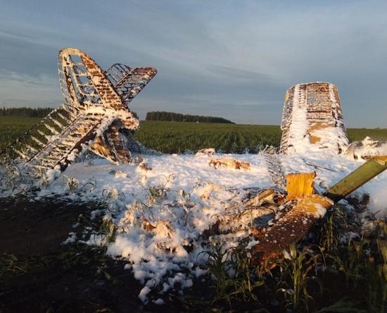 Самолет Ан-2 упал в Нижегородской области