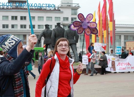 Первая монстрация в Нижнем Новгороде прошла без эксцессов